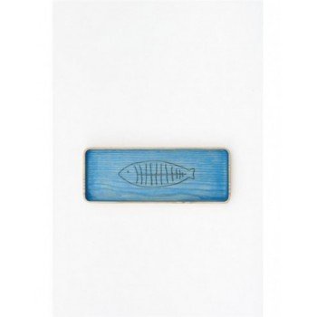 Bandeja rectangular pez