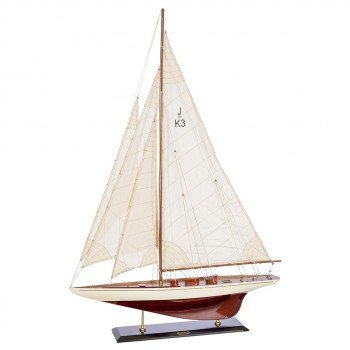 Maqueta marina de velero Shamrock