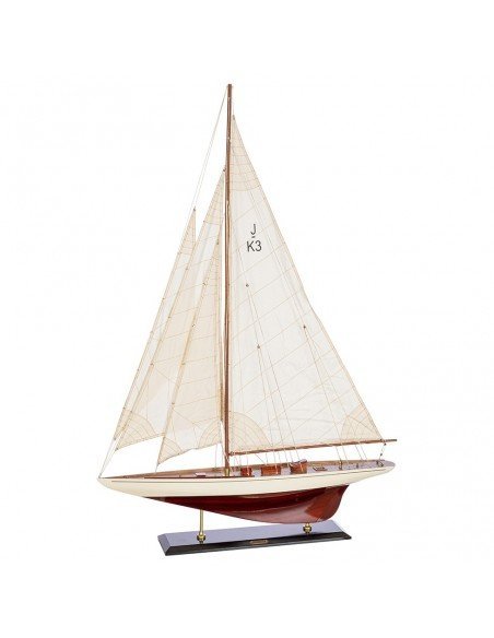 Maqueta marina de velero Shamrock