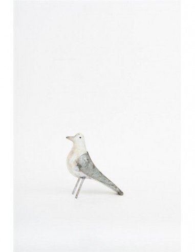 Pájaro metal marino