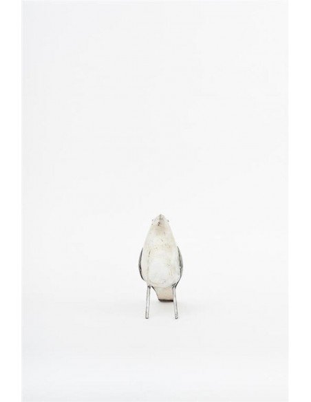 Pájaro metal moderno