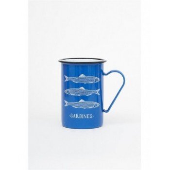 Mug alargado de sardines