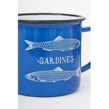 Taza azul sardines 2