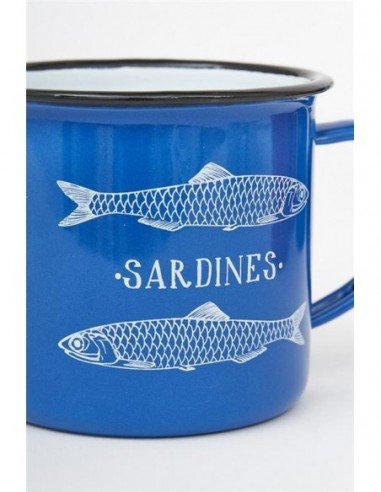 Taza sardines metal