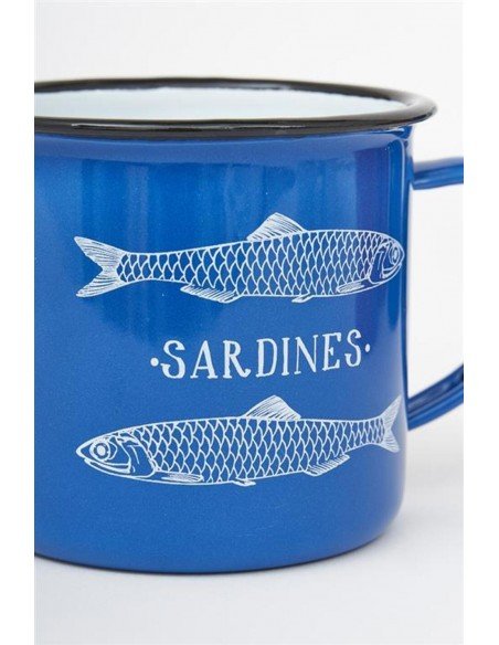 Taza sardines metal