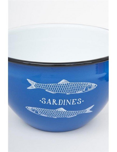 Bol metálico sardines