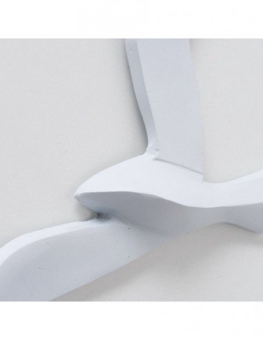 Gaviota de aluminio blanca