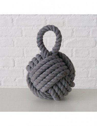Sujeta puertas gris nudo
