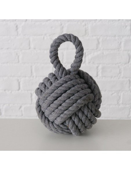 Sujeta puertas gris nudo