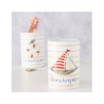 Hucha marina cerámica