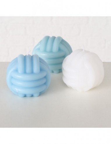 Velas de cera colores pasteles