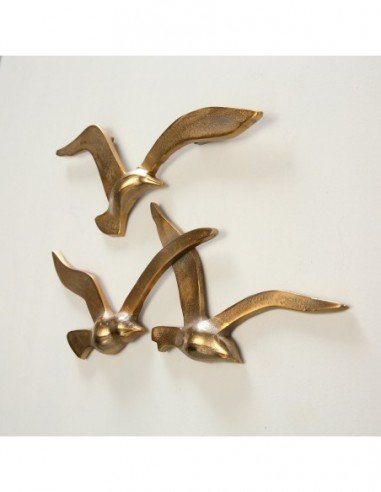 Mural gaviotas aluminio
