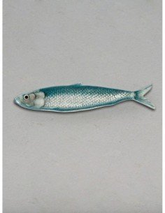 Plato de sardina azul cristalino 2