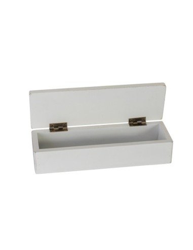Caja blanca de madera