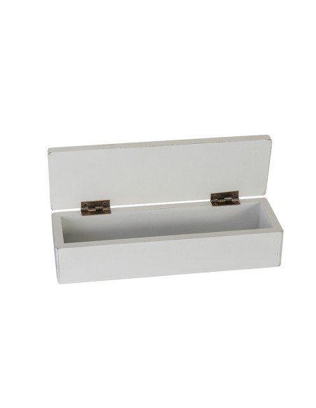 Caja blanca de madera