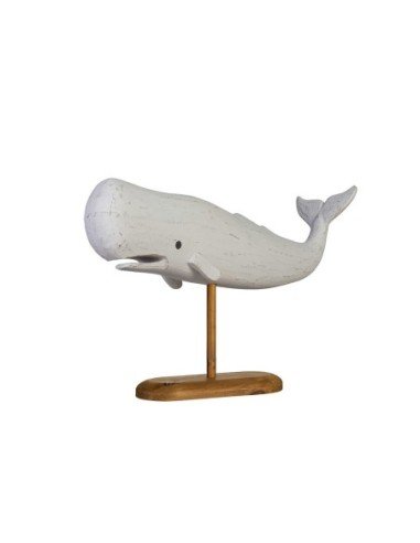 Ballena pequeña de madera