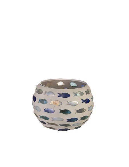 Porta vela pequeño de peces