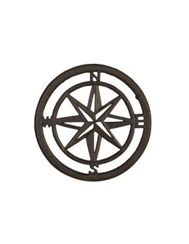 Salvamanteles "Rosa de los vientos" metal