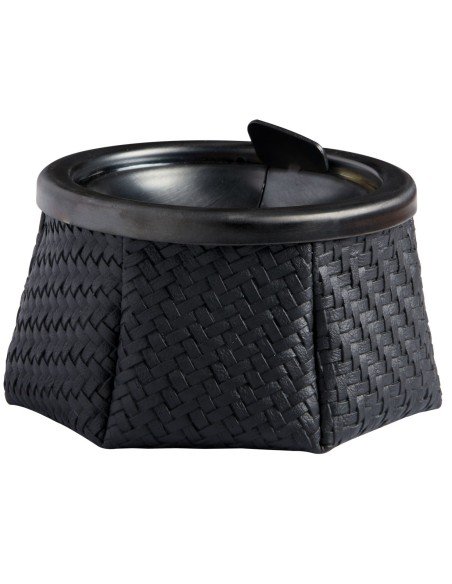 Elegante cenicero Nattan negro