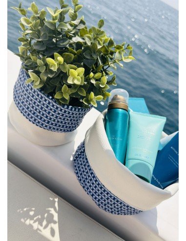 Cesta large Aruba waterproof azul