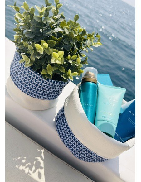 Cesta large Aruba waterproof azul