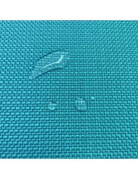 Juego 2und cojines waterproof turquesas
