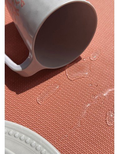Mantel coral antimanchas talla S