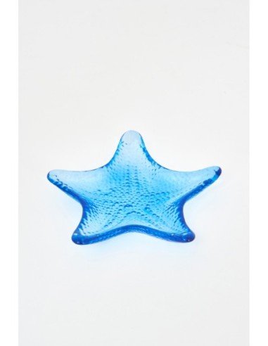 Estrellita de mar de cristal azul