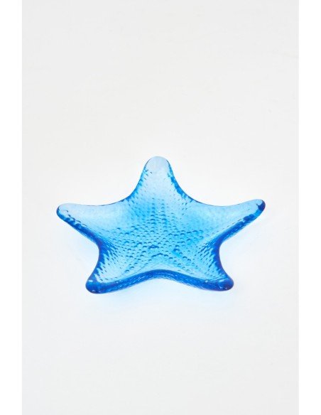 Estrellita de mar de cristal azul