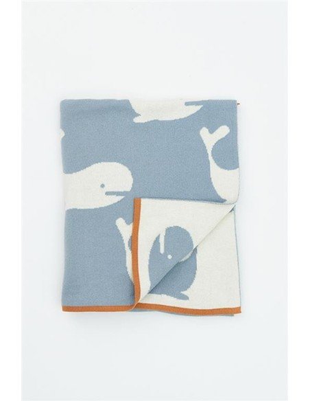 Manta ballena navy