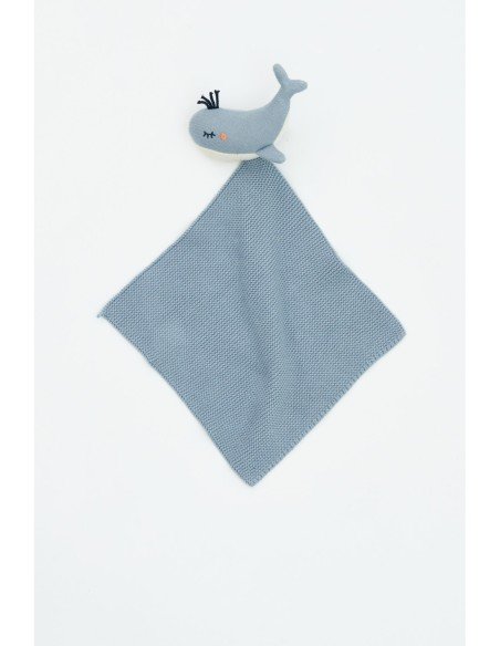 Doudou ballena gris