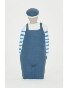 Marinero traje azul y blanco cemento 2
