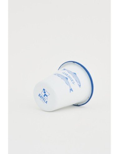 Vaso sardines blanco navy