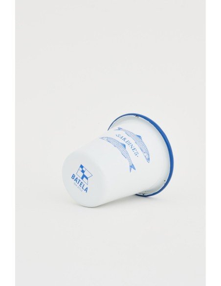 Vaso sardines blanco navy