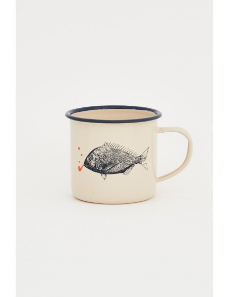 Mug navy de peces