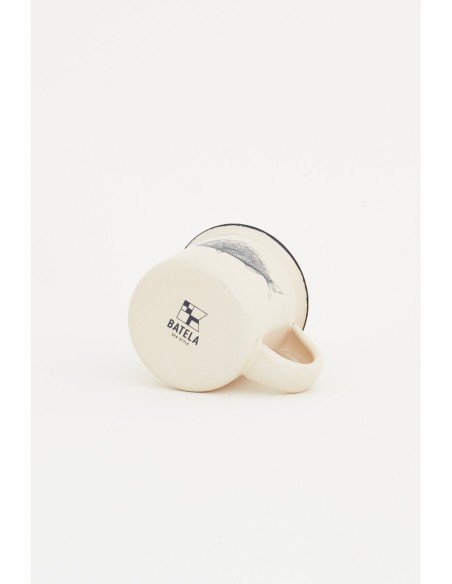 Mini mug crema  de peces
