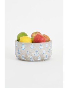 Frutero de cemento diseño ancla 2