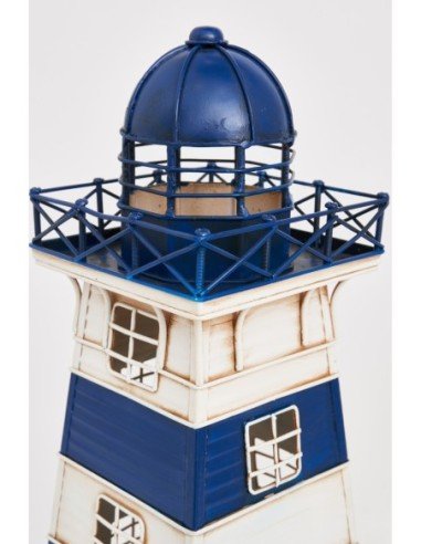 Faro azul metálico