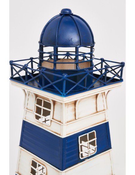 Faro azul metálico
