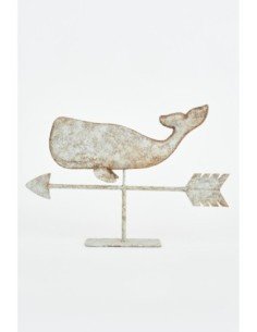 Veleta hojalata de ballena