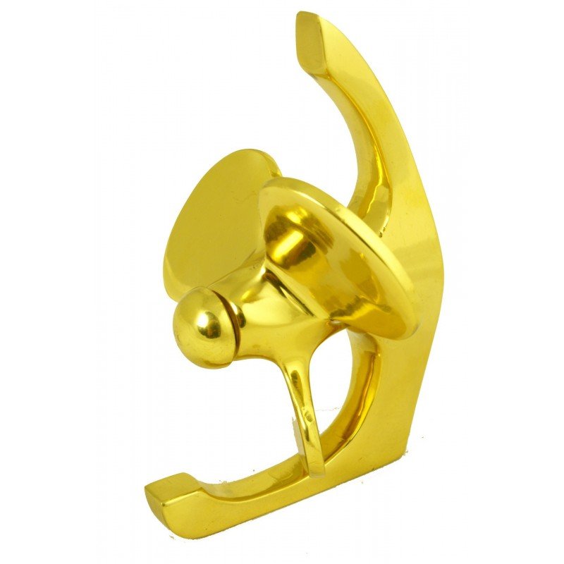 Hélice náutica con codaste en latón macizo pulido