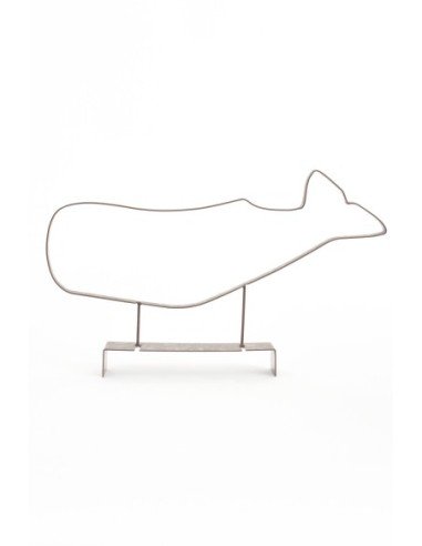 Silueta ballena metal 
