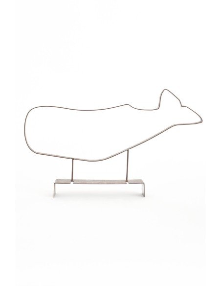 Silueta ballena metal 