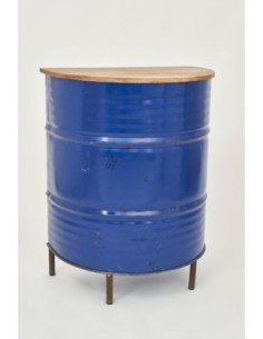 Consola de metal y madera 2