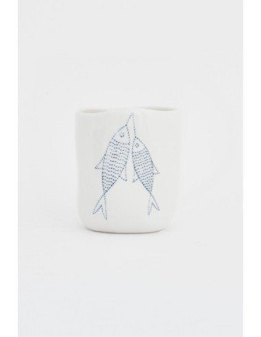 Taza café de peces