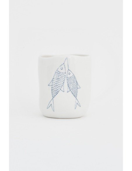Taza café de peces