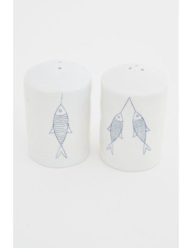 Sal y pimentero peces 