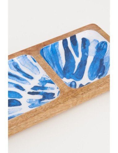Bandeja concha azul