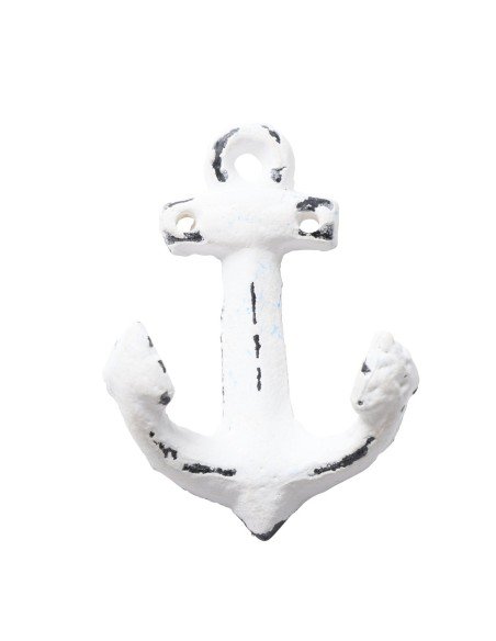 Colgador de ancla blanco