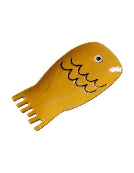 Plato amarillo pez manga